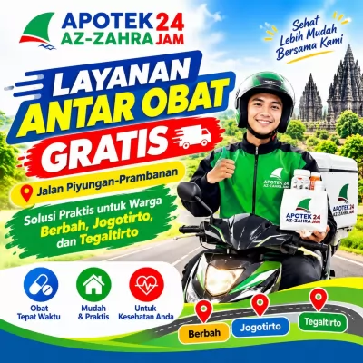 Layanan Antar Obat Gratis Piyungan Prambanan Berbah: Pesan Obat Mudah Sampai Rumah